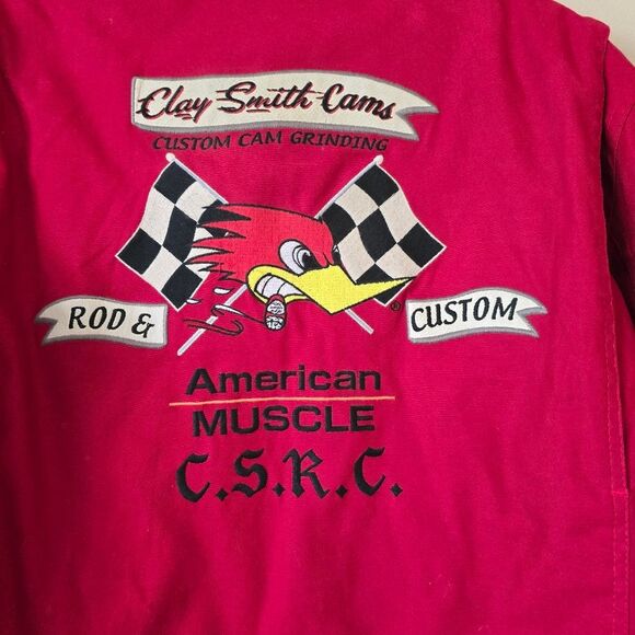 CLAY SMITH CAMS Riding Mens Red Jacket Size Medium - Picture 2 of 13